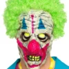 Smiffys UV Black Light Clown Adult Mask With Wig
