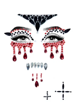 LEG AVENUE Vampire Face Adhesive Jewel Kit