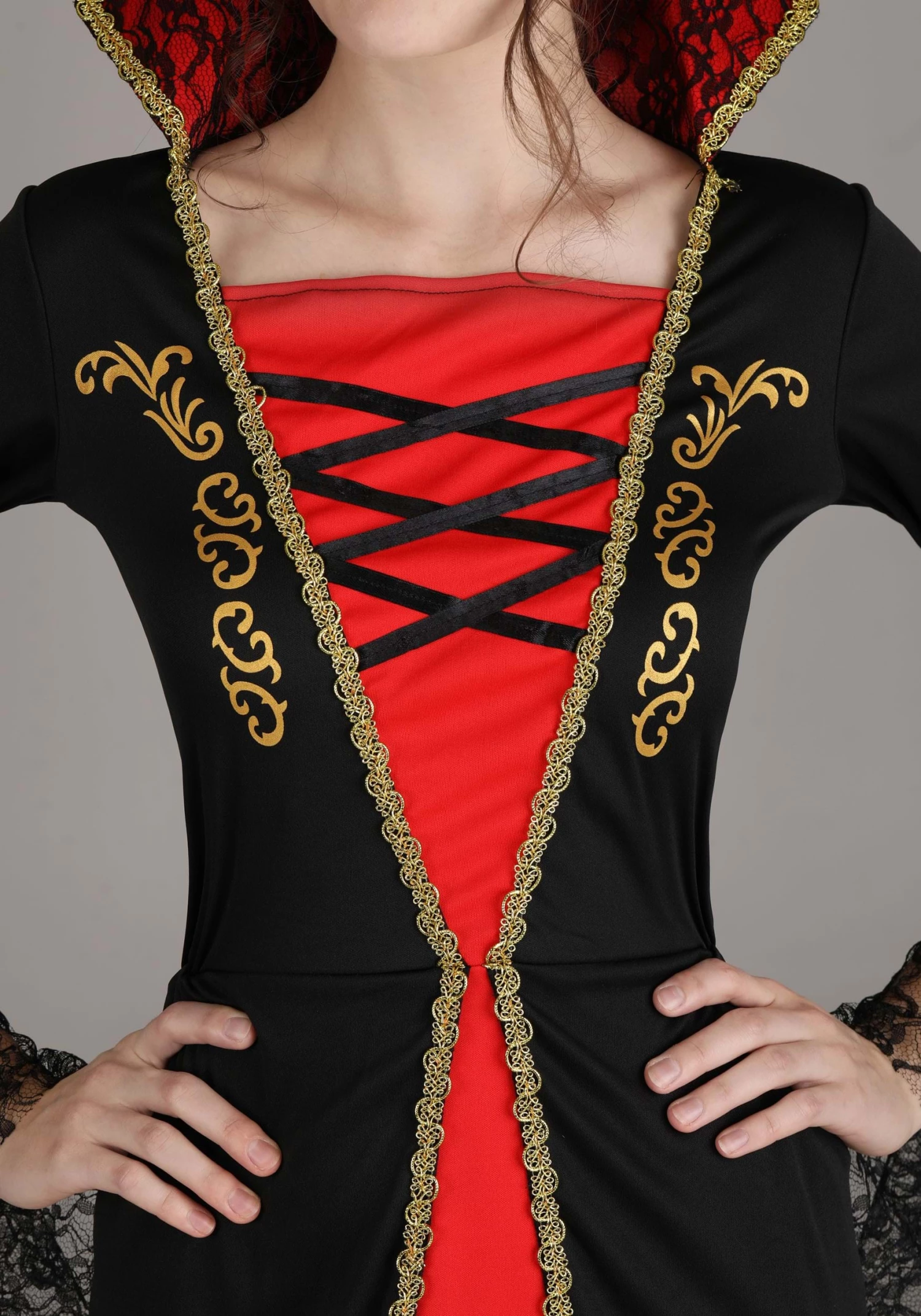 Women's Classic Vampire Costume Dress 3 Women's Classic Vampire Costume Dress - Image 3