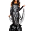 Glamour Skeleton Mermaid Costume For Women