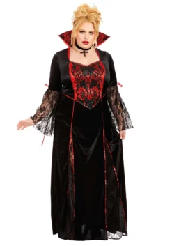 Dreamgirl Plus Size Vampira Costume Dress For Women