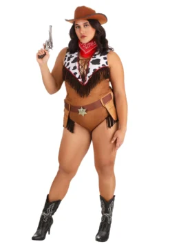 Plus Size Wild West Hottie Women's Costume 8 Plus Size Wild West Hottie Women's Costume -Forplay Shop womens plus wild west hottie costume alt 2