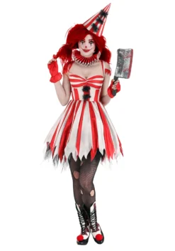 Sinister Circus Clown Costume For Women