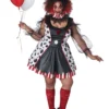 Plus Size Women's Twisted Clown Costume