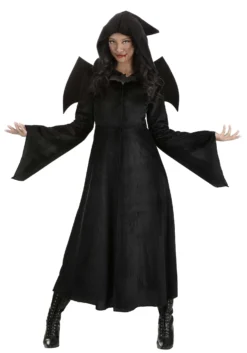Women's Black Vampire Cloak Costume