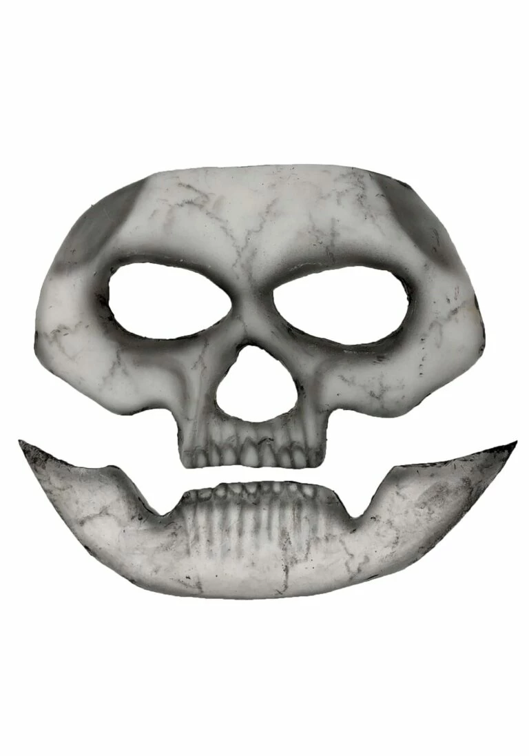 Evil Clown Costumes Fun World || LEG AVENUE || Forplay -Forplay Shop self adhering skeleton mask with separate jaw pc alt 1 768x1097 1